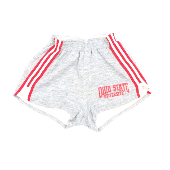 Vtg 80sOhio State University Booty Shorts Gray